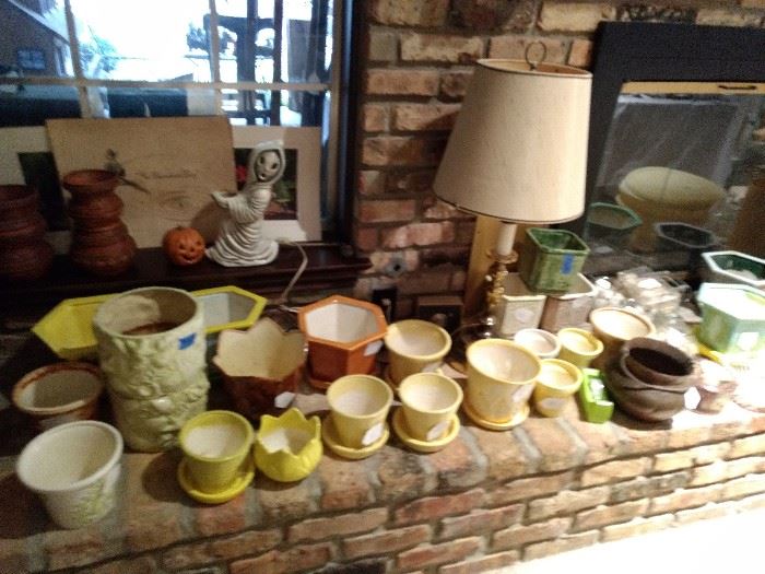Ceramic pots made by owner 