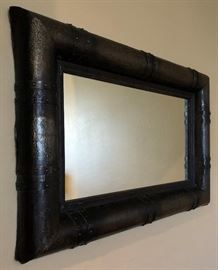 Leather-Look Mirror