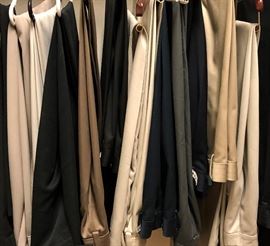 Men's Clothing: Large-XL, Slacks 38x30, Shoes 11-12