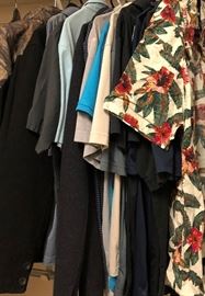 Men's Clothing: Large-XL, Slacks 38x30, Shoes 11-12