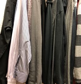 Men's Clothing: Large-XL, Slacks 38x30, Shoes 11-12