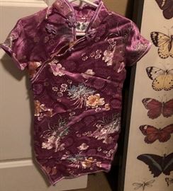 Little Girls Silk Dress 