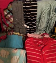 Girls Clothing and Shoes: Tops Sm-Med, Pants sz 7, Shoes Sz 2