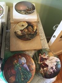 Gone With the Wind and The King and I collector Plates