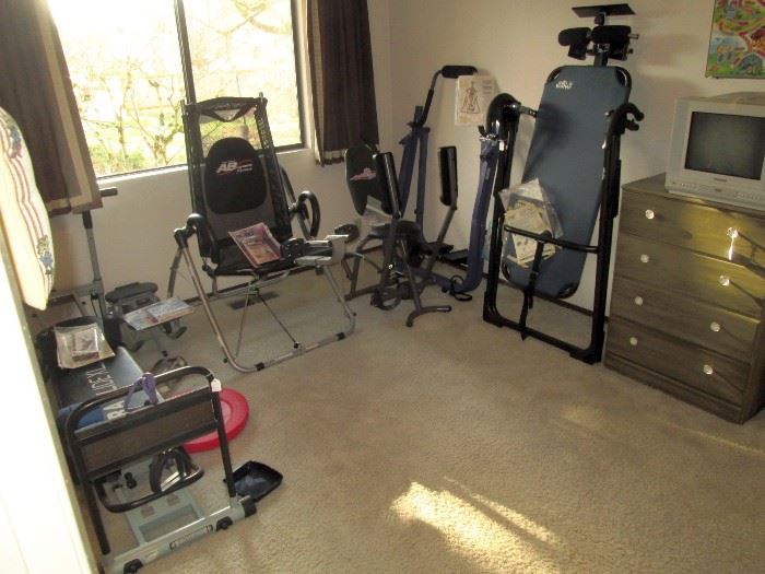 Back Bedroom Center:  The Exercise Room 
