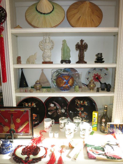Platters, Jade Statue, Multi Arm Gwan Yin Statues, Chinese Knot Tassels, Darkie Tooth Paste