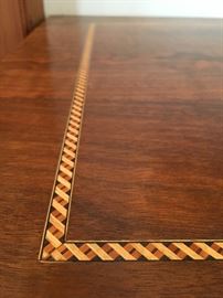 Detail on Inlay on Hand Crafted Desk from Paulus