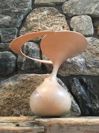 Turned Wood Vase, Hancock