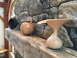 Turned Wood Bowls and Vases