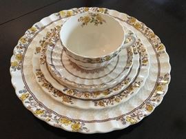 Detail of Place Setting, Service for Twelve, PLUS Serving Pieces