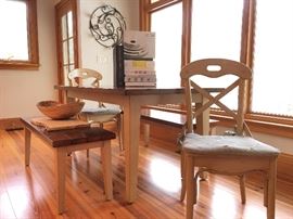 Farmtable with Bench from Pottery Barn 