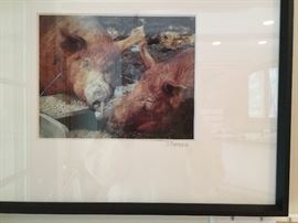 This Little Piggy Signed S. Thenault 