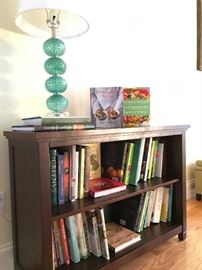 Handblown Glass Lamp, Veggie Centric Cookbook Selections