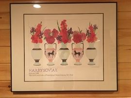 Harry Soviak Poster, Signed in Pencil 