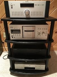 Home Entertainment Electronics: Rotel RSX 1054, Sony Disc Explorer 400, Esciente Fireball, Esciente DVD 