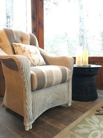 Four Piece Wicker Patio Set