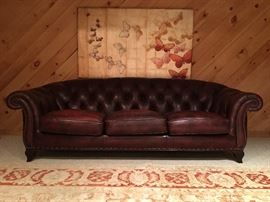 Hancock and Moore Tufted Club Sofa