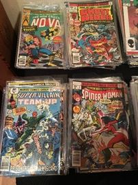 Nova, Super Villain Team Up, Ghost Rider, Spider Woman 