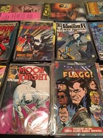 Moon Knoght, Amerikan Flagg, Punisher, Worlds Finest