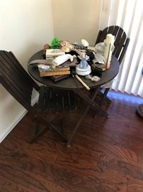 Adirondack Style Table and 2 Chairs