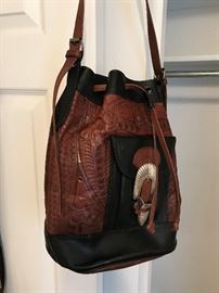 Hand Tooled Leather Purse