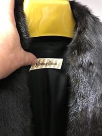 Full Length Black Mink Coat Really Really Nice