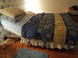 Duel control adjustable bed (head / feet and message)