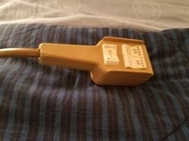 Duel control adjustable bed (head / feet and message)