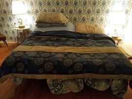 Duel control adjustable bed (head / feet and message)