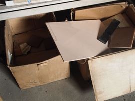 Vintage ceramic tile