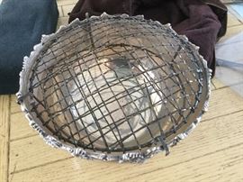 Silver-plated Flower Frog