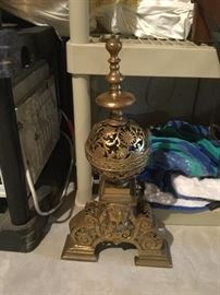 Persian Turkish ornate andirons