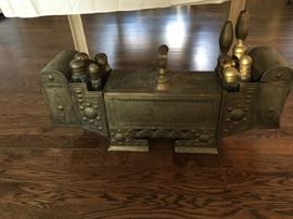 Antique Turkish shoe shine kit