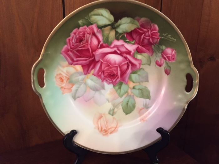 Bavarian roses plate