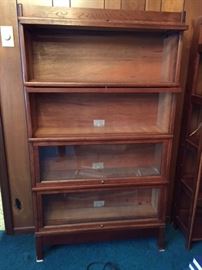 4 stack oak barrister bookcase