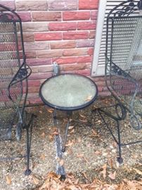 Patio table -- sold as a 3 piece set
