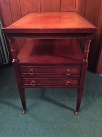 Imperial Mahogany side table with drawer