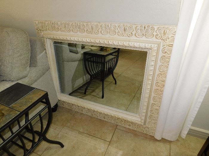 Very large wall mirror