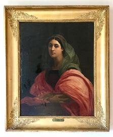 Large oil on canvas by L. G. Timbal, dated 1864.