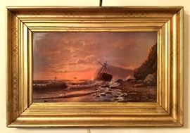 Large Prang Chromolithograph in period gilt frame. 