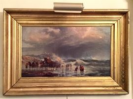 Large Prang Chromolithograph in period gilt frame. 