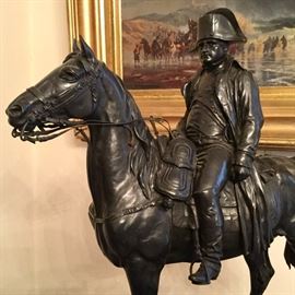 Jules Edmond Masson, (1871-1932) signed bronze of Napoleon. 