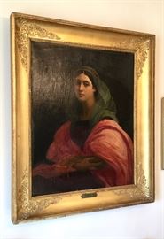 Large oil on canvas by L. G. Timbal, dated 1864.