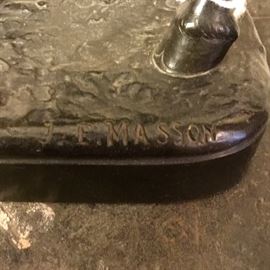 Jules Edmond Masson, (1871-1932) signed bronze.