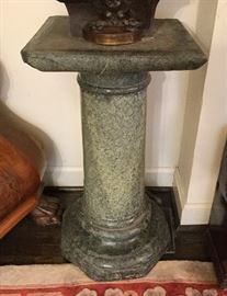 19th c. granite pedestal. 