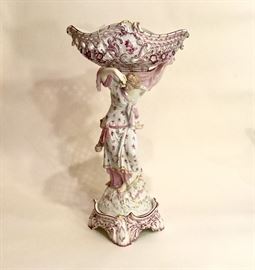 Large KPM porcelain compote.
