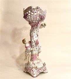 Large KPM porcelain compote.