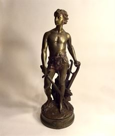 "Devoir" (Duty to Protect the Homeland) by Adrien Etienne Gaudez (1845-1902).