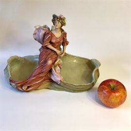 Royal Dux Art Nouveau tray.