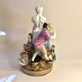 Meissen figural group: "Stages of Man".